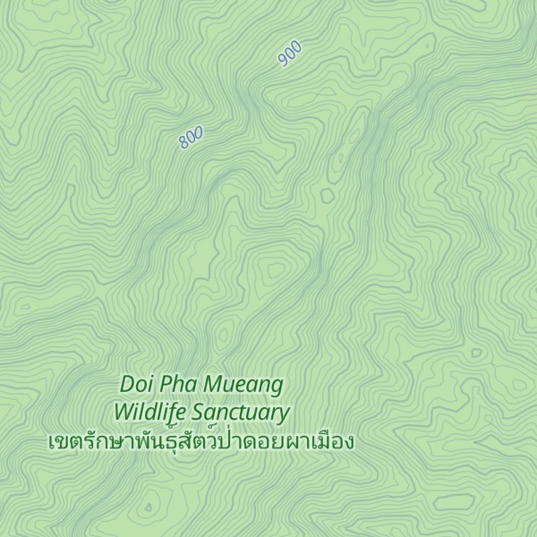 Map of Doi Pha Dan