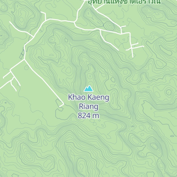 Map of Khao Kaeng Riang