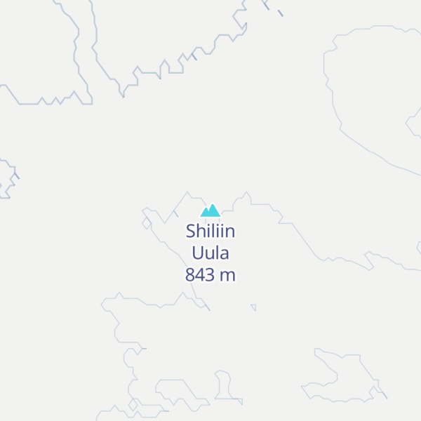 Map of Shiliin Uula