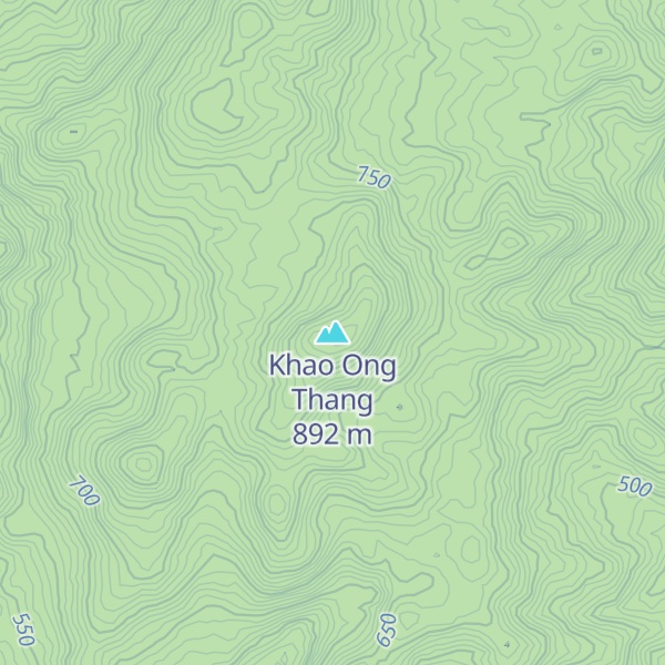 Map of Khao Ong Thang
