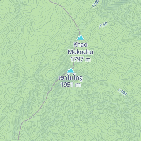 Map of เขาโมโกจู