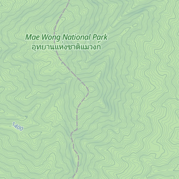 Map of Khao Ta U Cho