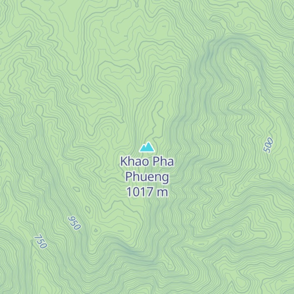 Map of Khao Pha Phueng