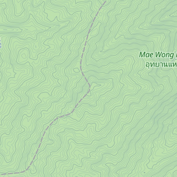 Map of Khao Khun Nam Yen