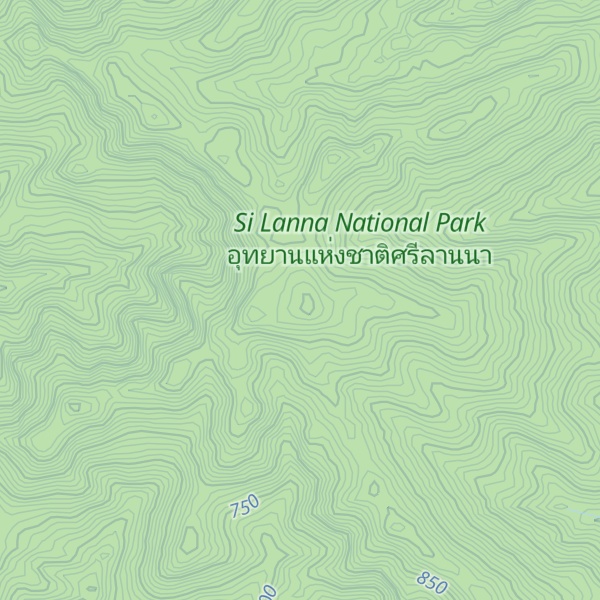 Map of Doi Pui