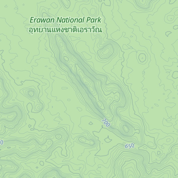 Map of Khao Phrang Rin