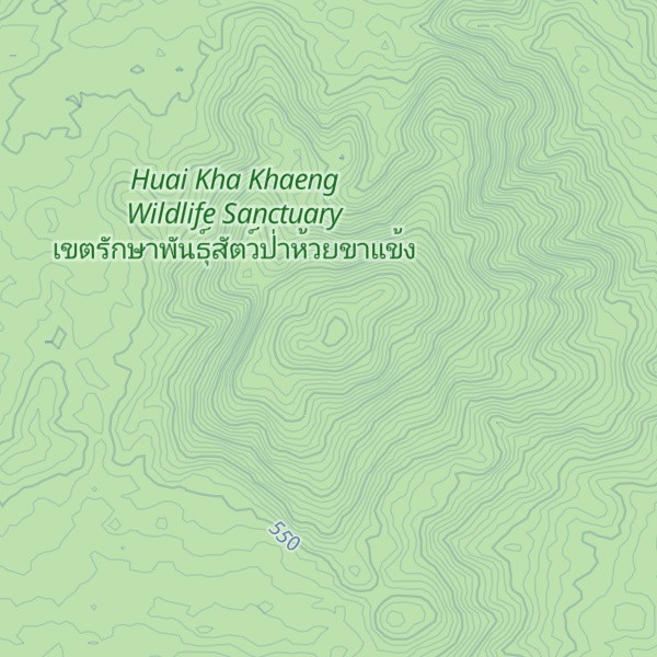 Map of Khao Karia