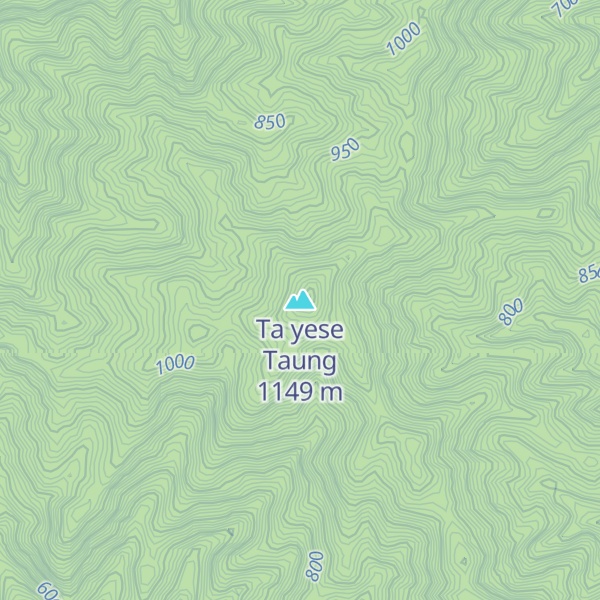 Map of Ta yese Taung