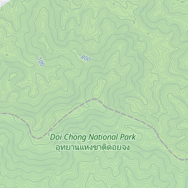 Map of Doi Phan Wa