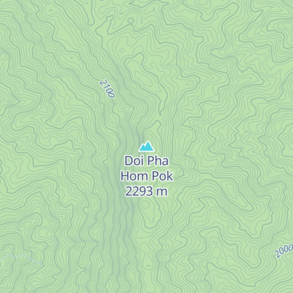 Map of Doi Pha Hom Pok