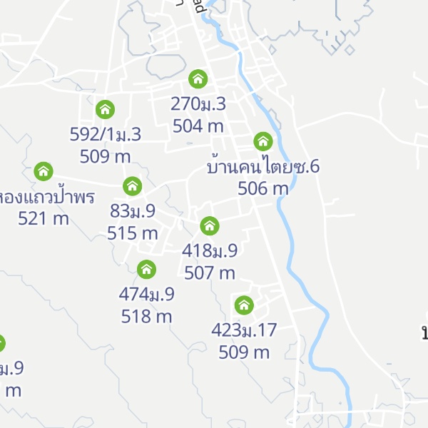Map of หองแถวใหม่ม.9