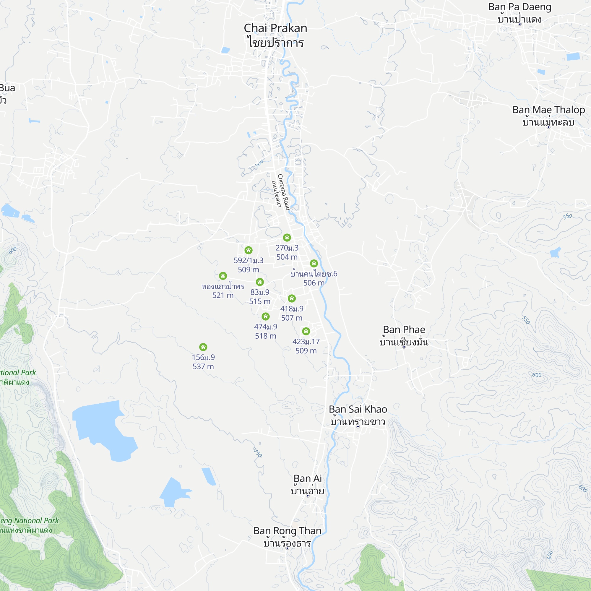 ธนพรการค้าม.9 map