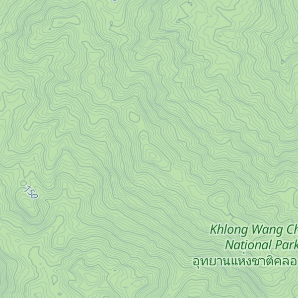 Map of Khao Pang Chale