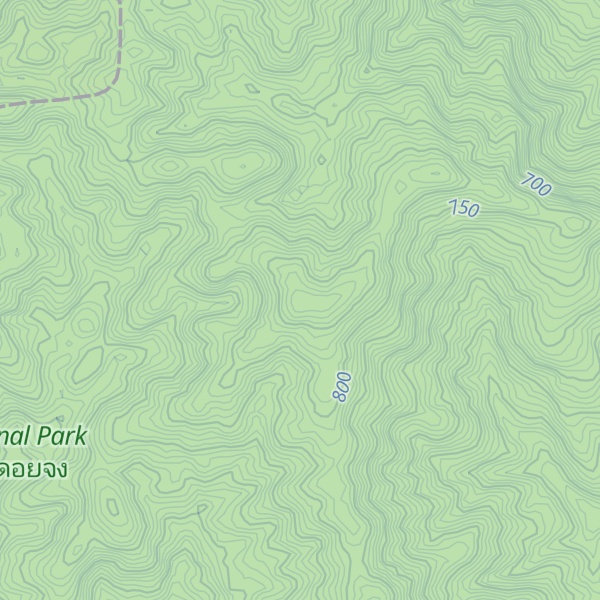 Map of Doi Khun Mae Thot