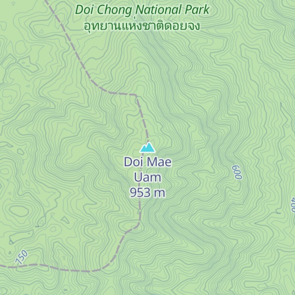 Map of Doi Mae Uam