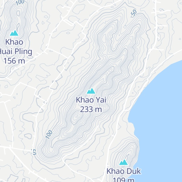 Map of Khao Yai