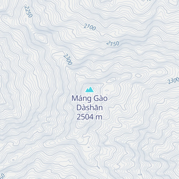 Map of Máng Gào Dàshān