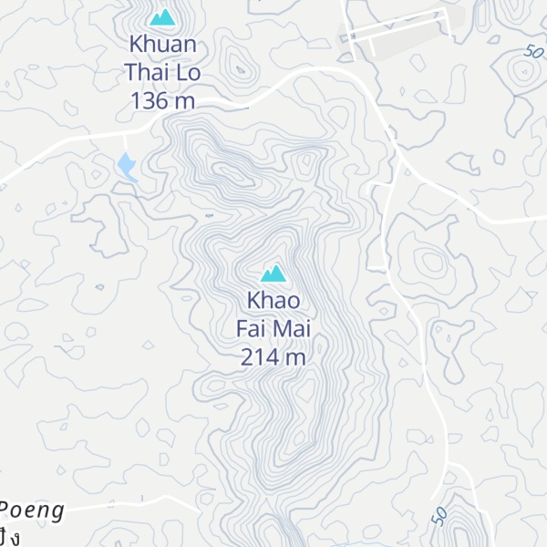 Map of Khao Fai Mai