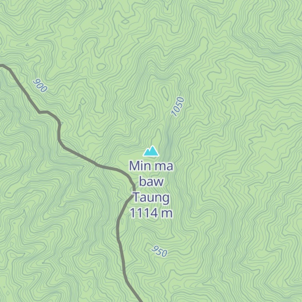 Map of Min ma baw Taung