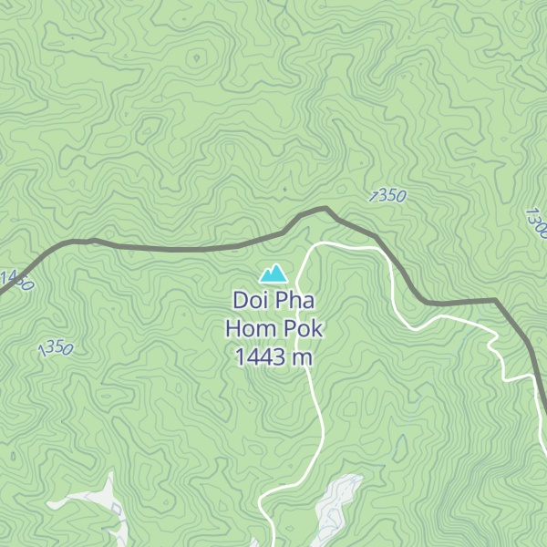 Map of Doi Pha Hom Pok
