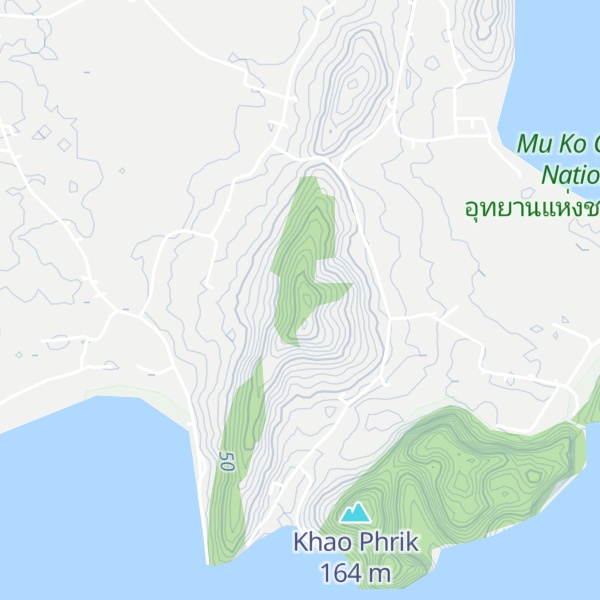 Map of Khao Thong Tom