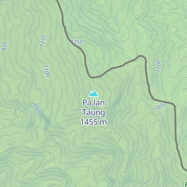 Map of Pa lan Taung