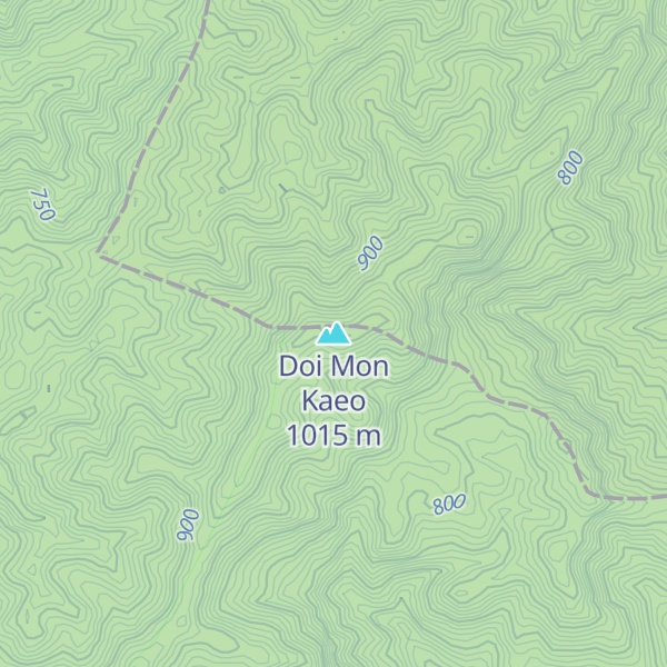 Map of Doi Mon Kaeo