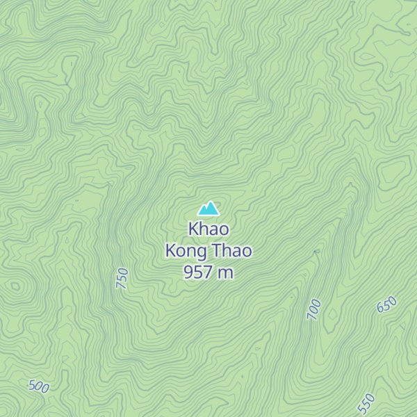 Map of Khao Kong Thao