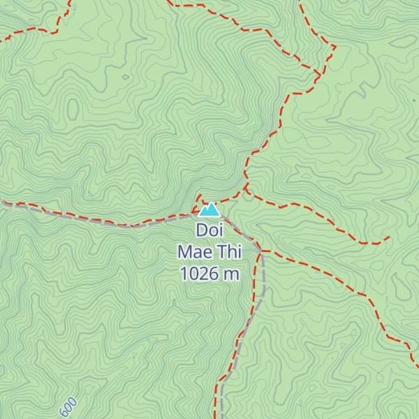 Map of Doi Mae Thi