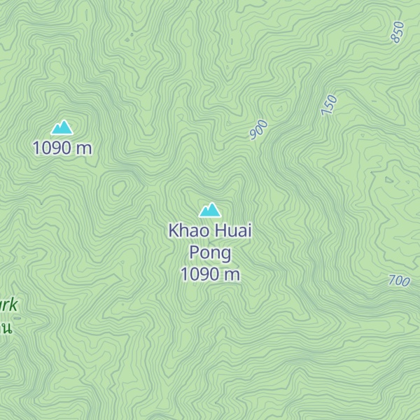 Map of Khao Huai Pong