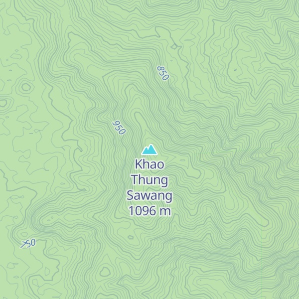 Map of Khao Thung Sawang