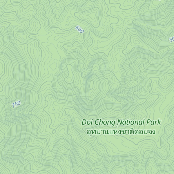 Map of Doi Mon Klang