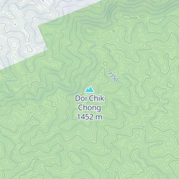Map of Doi Chik Chong