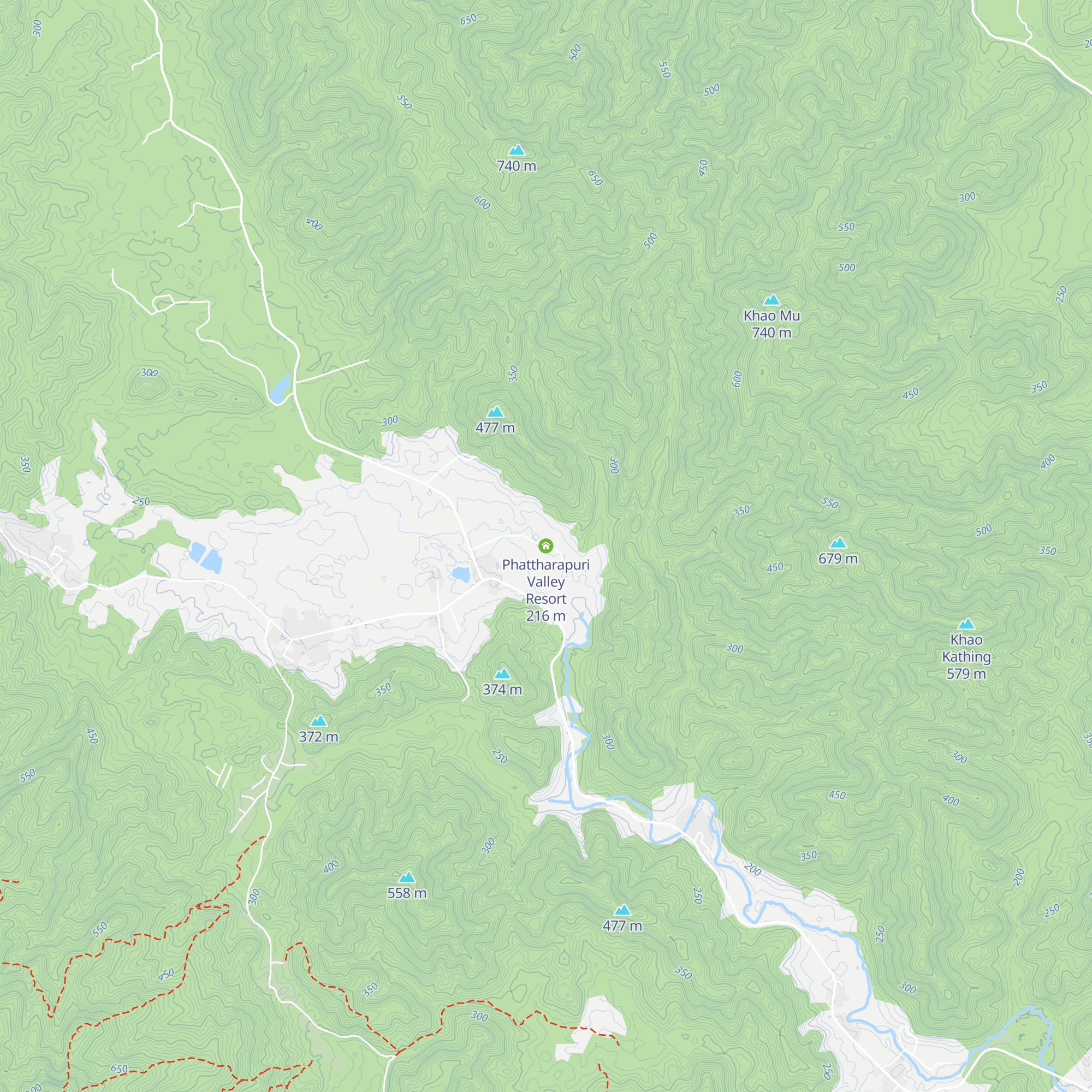 Phattharapuri Valley Resort map