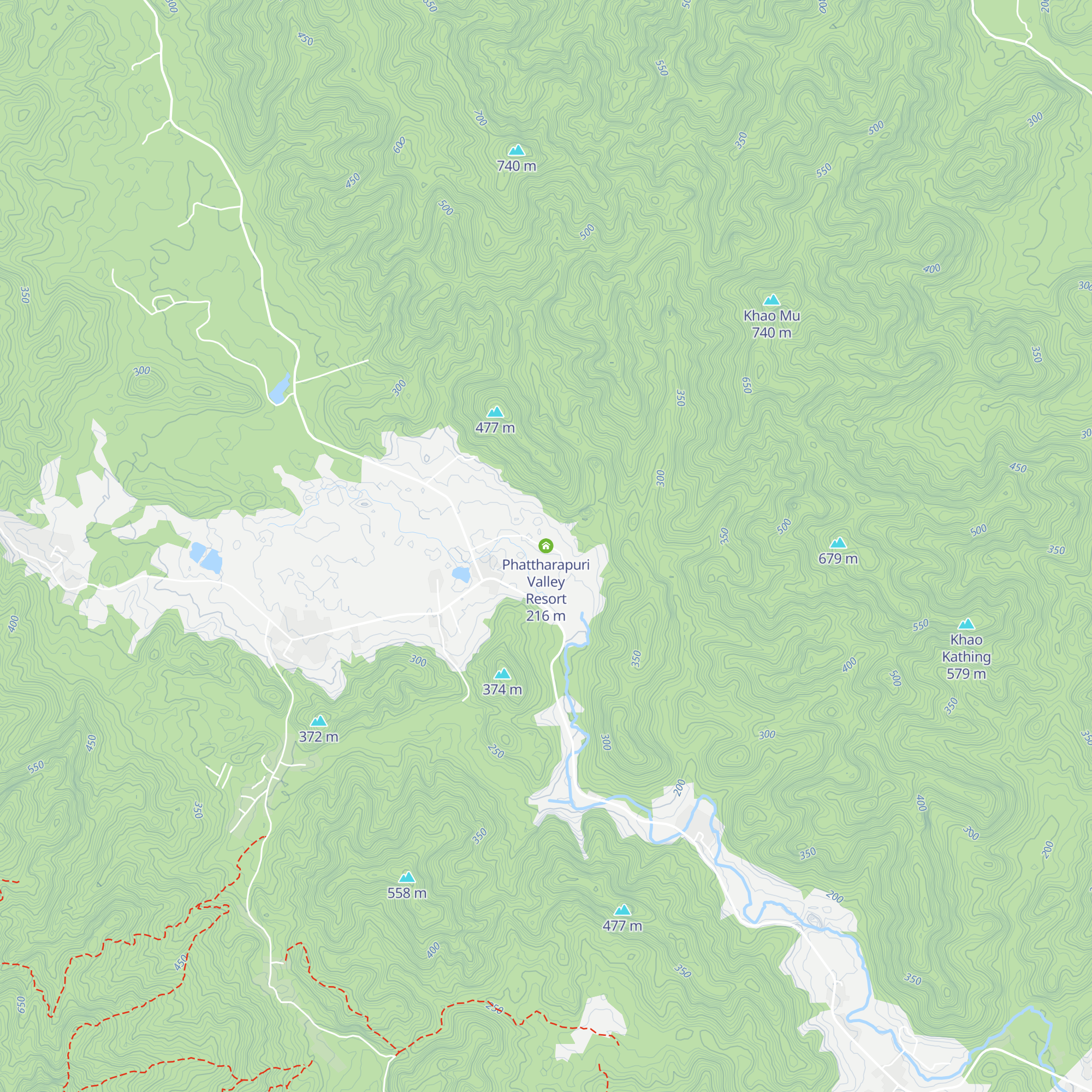 Phattharapuri Valley Resort map