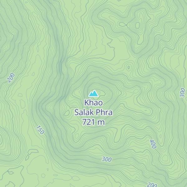 Map of Khao Salak Phra