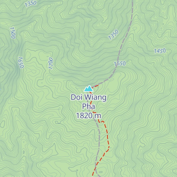 Map of Doi Wiang Pha