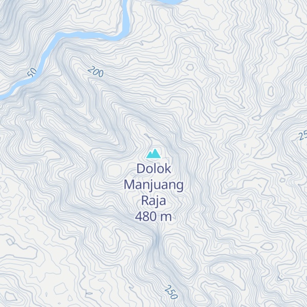 Map of Dolok Manjuang Raja