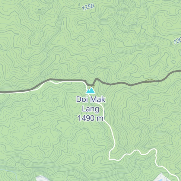 Map of Doi Mak Lang