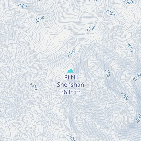 Map of Rì Ní Shénshān