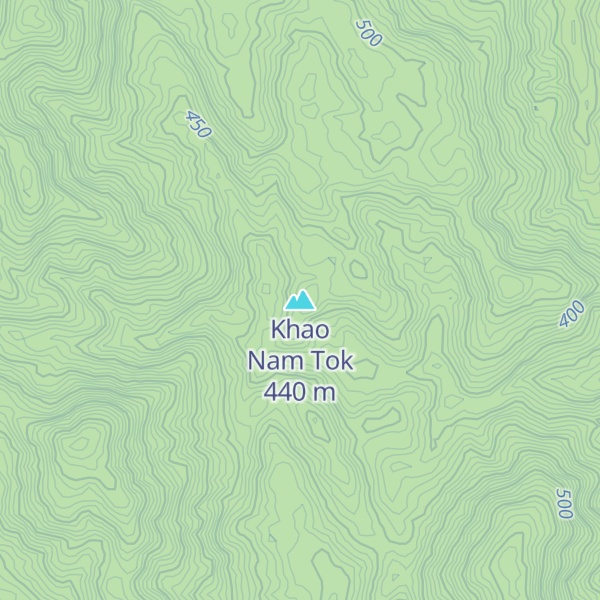 Map of Khao Nam Tok