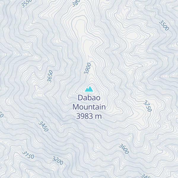 Map of Dabao Mountain