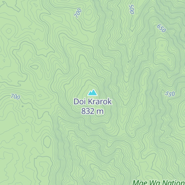 Map of Doi Krarok