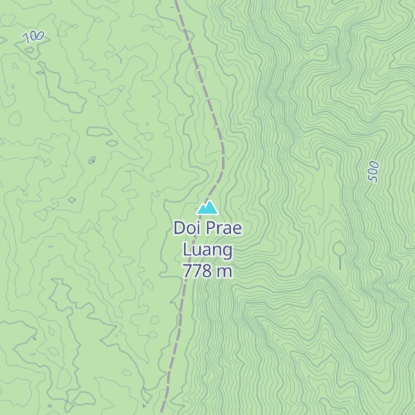 Map of Doi Prae Luang