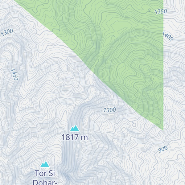 Map of Tor Sidohardohar