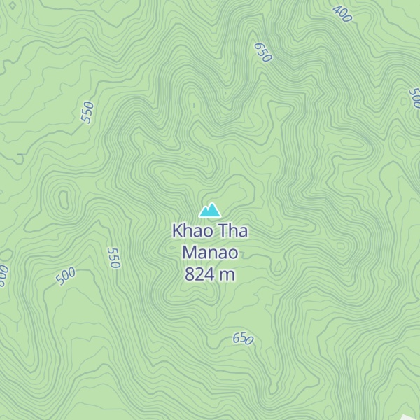 Map of Khao Tha Manao