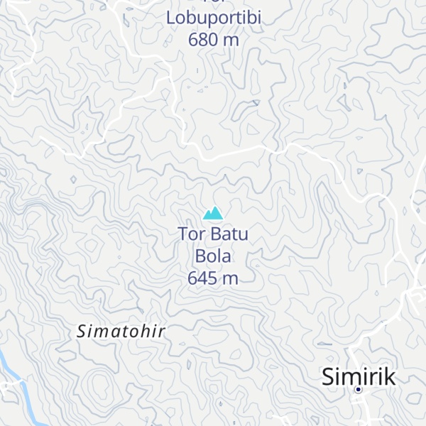 Map of Tor Batu Bola