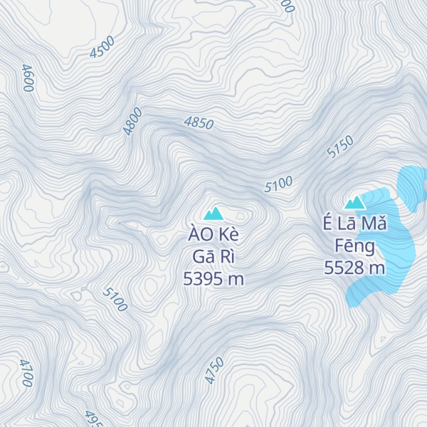 Map of ÀO Kè Gā Rì