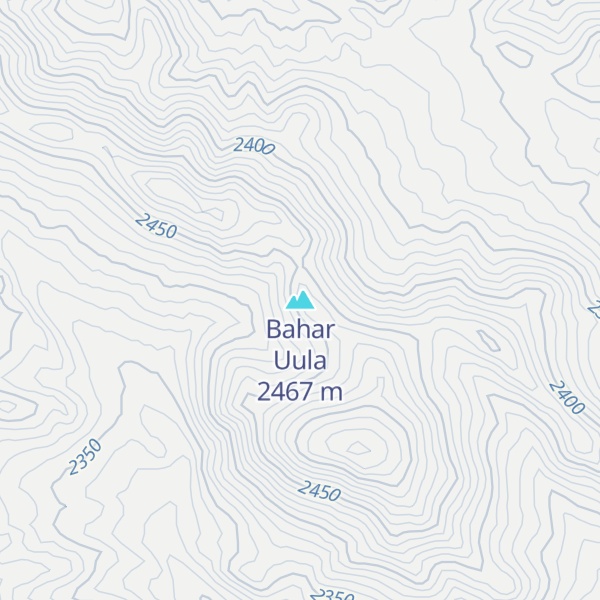 Map of Bahar Uula