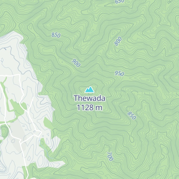 Map of Thewada